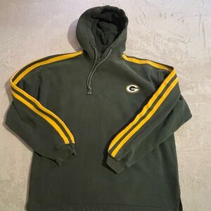 Logo Athletic Green Bay Packers Hoodie Mens Medium Embroidered Vintage 1990s